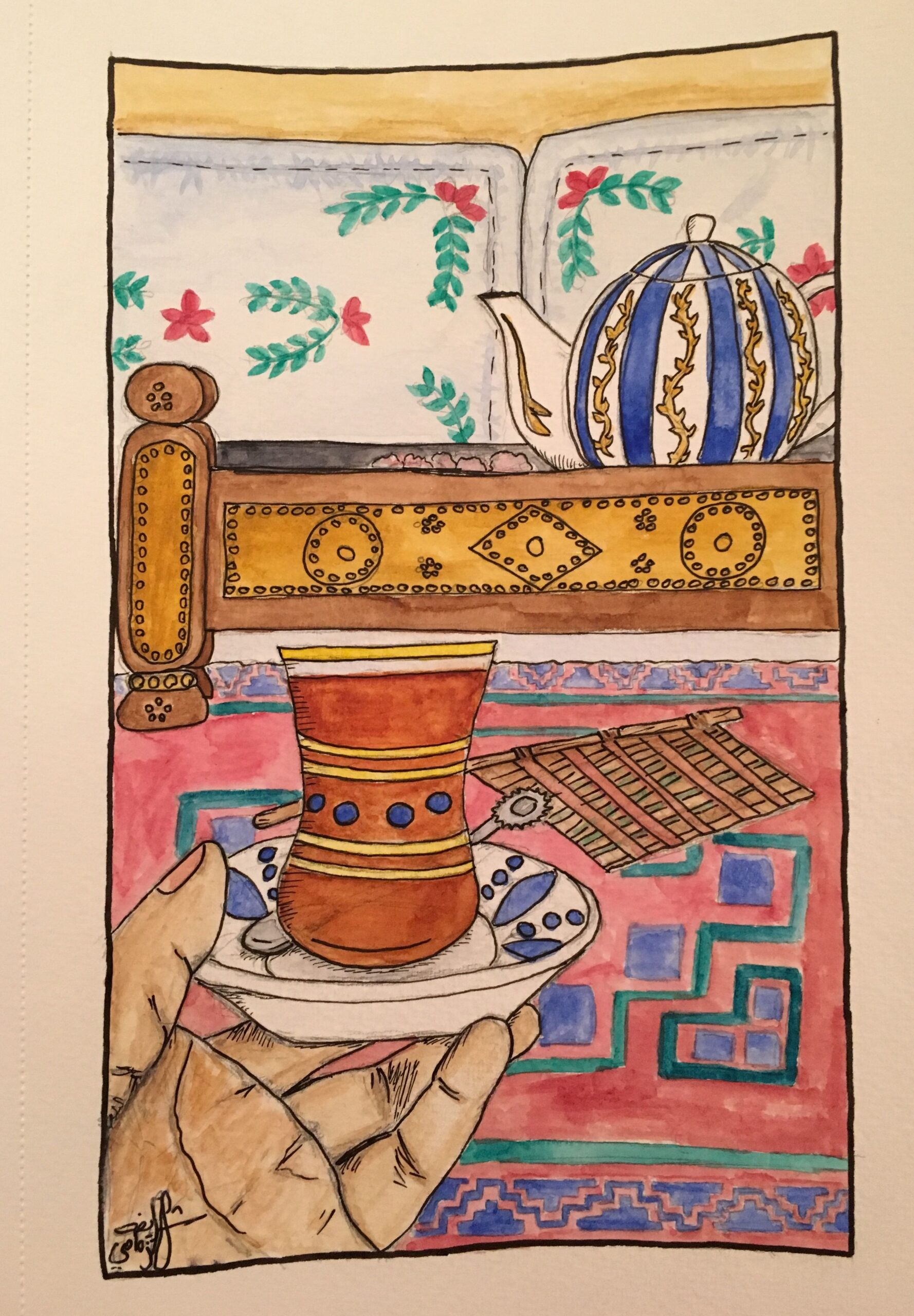 أفضل رسومات عن الكويت