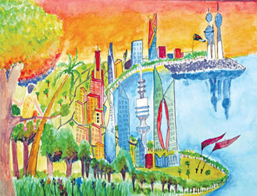 رسومات عن الكويت مميزة