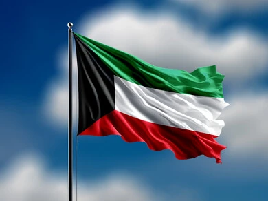 صور علم الكويت بالطول