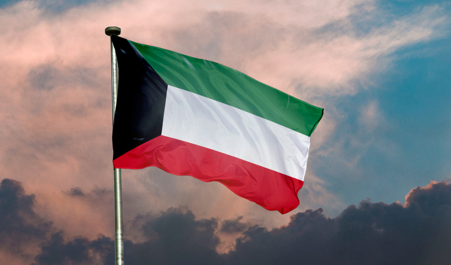 صور علم الكويت بالطول